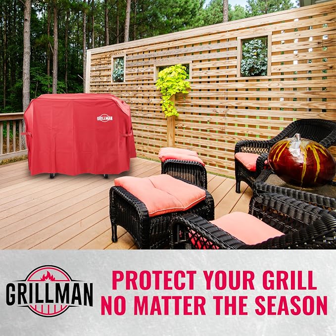 Grill Cover by Grillman, 64 Inch, BBQ Outdoor Grill Covers, Charcoal & Gas - Image 6