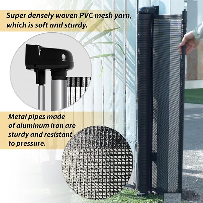 200" Retractable Baby Gates Extra Wide - Image 5