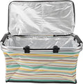 Wear-Resistant Insulated Picnic Basket and Foldable Shopping Tote by TINEASUR