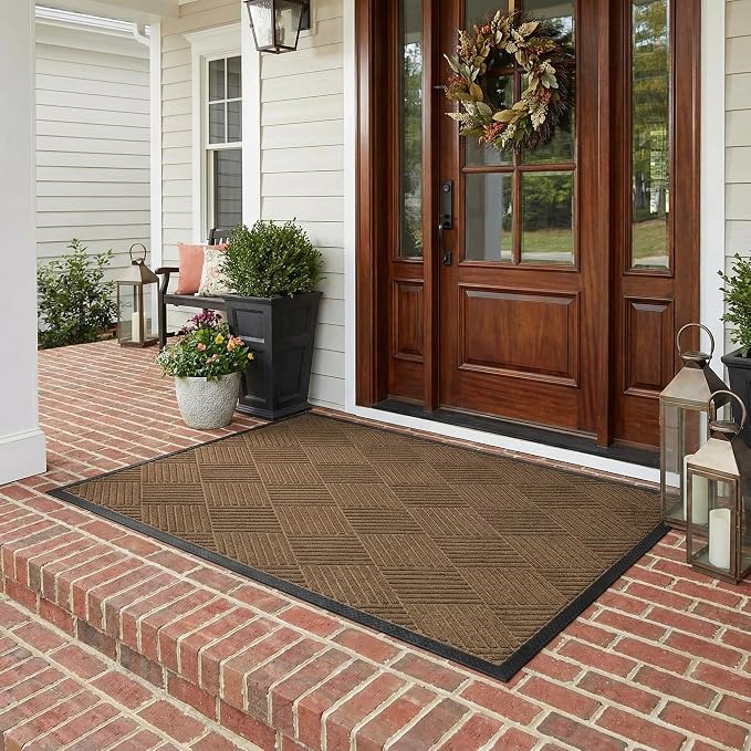 Ecomills Deluxe Diamond Entrance Door Mat, XX-Large Heavy Duty Absorbent Rubber - Image 5