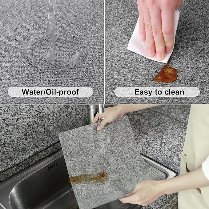Homaxy Faux Leather Heat Resistant Placemats - Image 4
