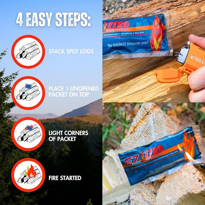 – 40 Pack All-Natural Fire Starters - Image 5