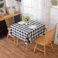 Cupuamon 2 Pack Waterproof Polyester Fabic Square Checkered Tablecloth，54x54 by Cupuamon