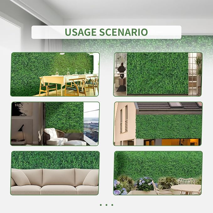 24PCS 24x16inch Artificial Boxwood Panels - Image 6