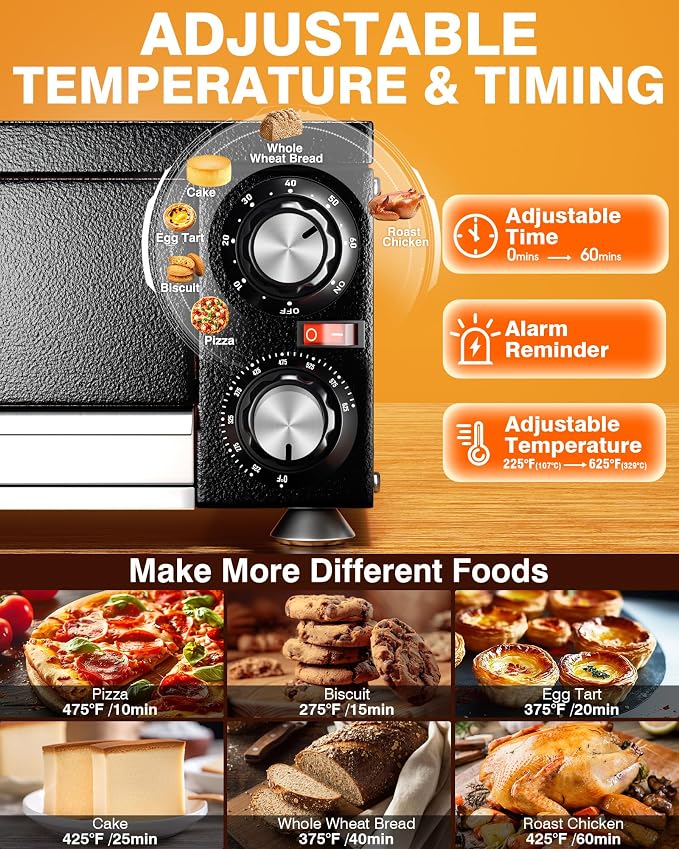 PYY Electric Pizza Oven Indoor Countertop Pizza Oven Commercial Pizza Maker - Image 4