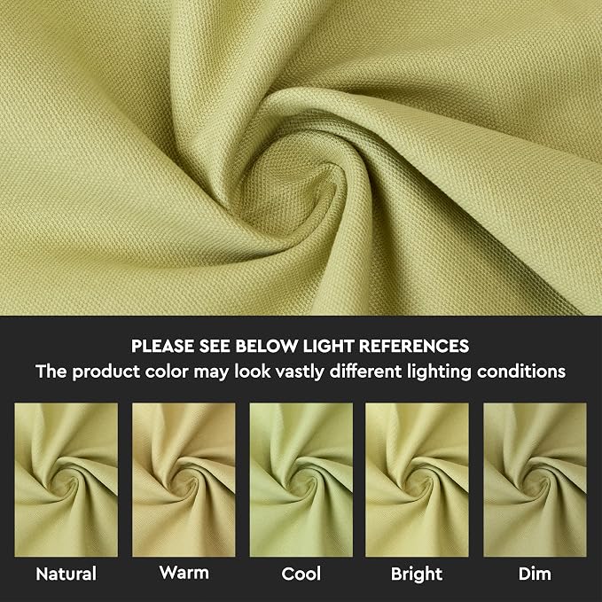 Encasa XO Table Runner 13x72 in Long | Cotton Canvas Fabric | Sage Green Solid - Image 3