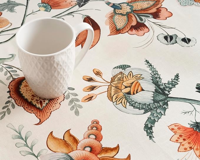 Maison d' Hermine Table Cloth Square Table 100% Cotton 60 x 60 Inches Fall - Image 9