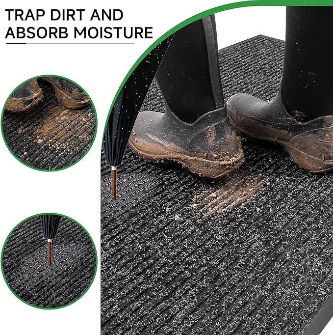 Front Door Mat, Heavy Duty Indoor Outdoor Doormat - Image 4