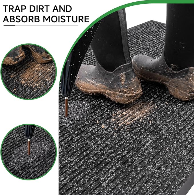 Front Door Mat, Heavy Duty Indoor Outdoor Doormat - Image 4