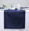 Solino Home Linen Navy Blue Table Runner 72 Inches Long by SolinoHome