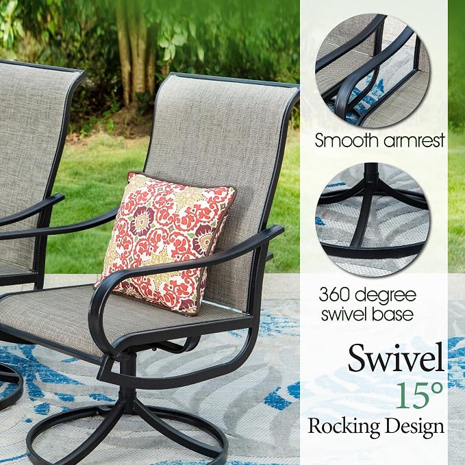 Sophia & William Outdoor Dining Set Patio Dining Set - Image 3