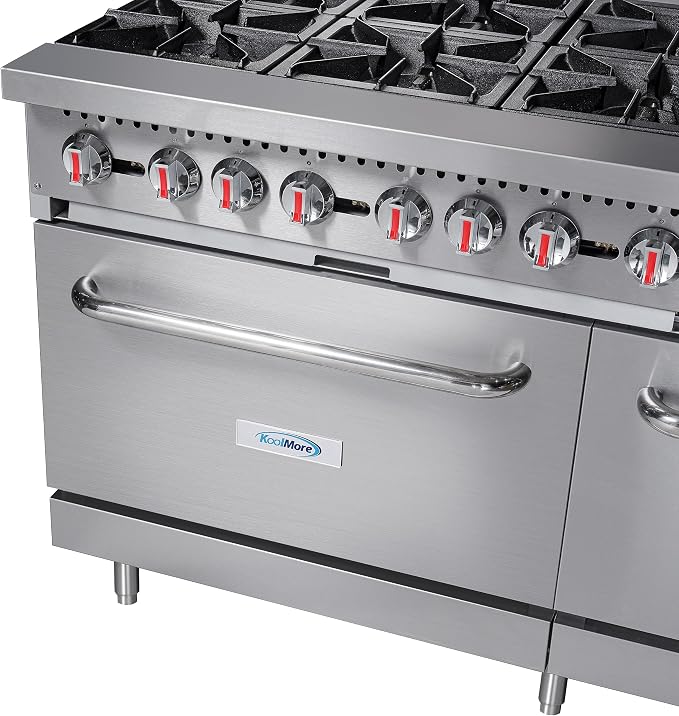 KoolMore 60 in. 6 Burner Commercial Liquid Propane Range - Image 8