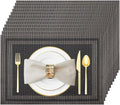 Placemats Set of 12 Washable&Wipeable Place mats by Uolr