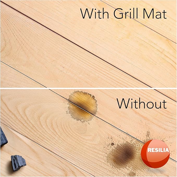 RESILIA Large Under Grill Mat – Heavy Duty, Reusable Outdoor Floor Protector - Image 6