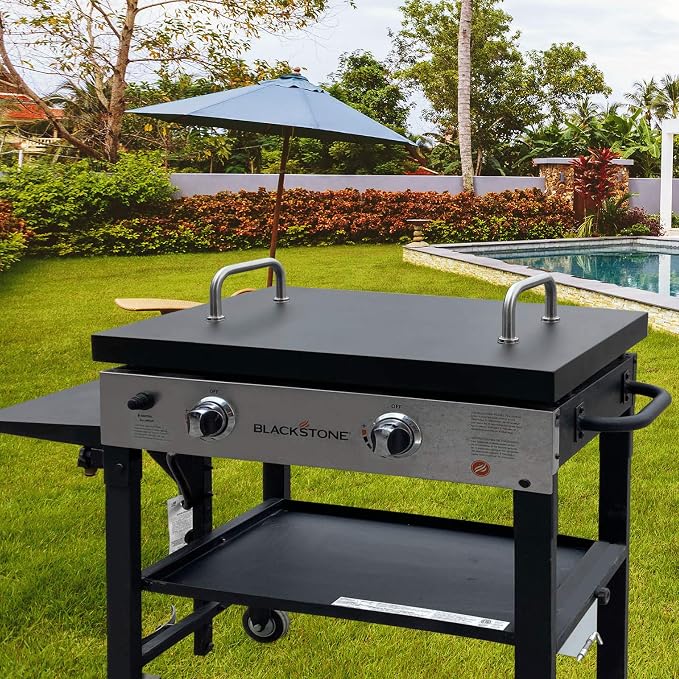 5003 Hard Cover for Blackstone 28" Griddle, and 1529 Heavy Duty Grill Cover for - Image 7
