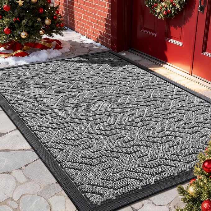 Yimobra Large Door Mat Outside Entrance 36x24, Waterproof Heavy Duty Outdoor by Yimobra