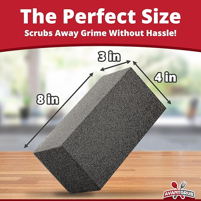 Commercial Grade Grill Cleaning Brick Bulk 24 Pack by Avant Grub. Pumice Stone - Image 2