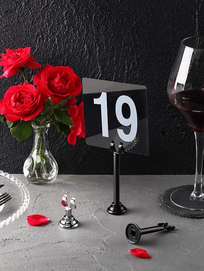 New Star Foodservice 23428 Triton Harp Clip Style, Place Card/Table Number - Image 5