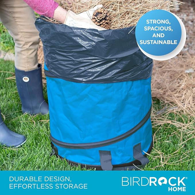 BIRDROCK HOME Collapsible Lawn and Leaf Waste Bag - Image 4