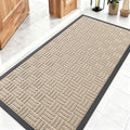 OLANLY Front Door Mat Outside Entrance 47x23, Heavy Duty Sturdy Natural Rubber by OLANLY
