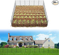 FXW Decorative Garden Fence for Yard - 32in x 47.1ft 24 Panels - Metal Fencing by FXW