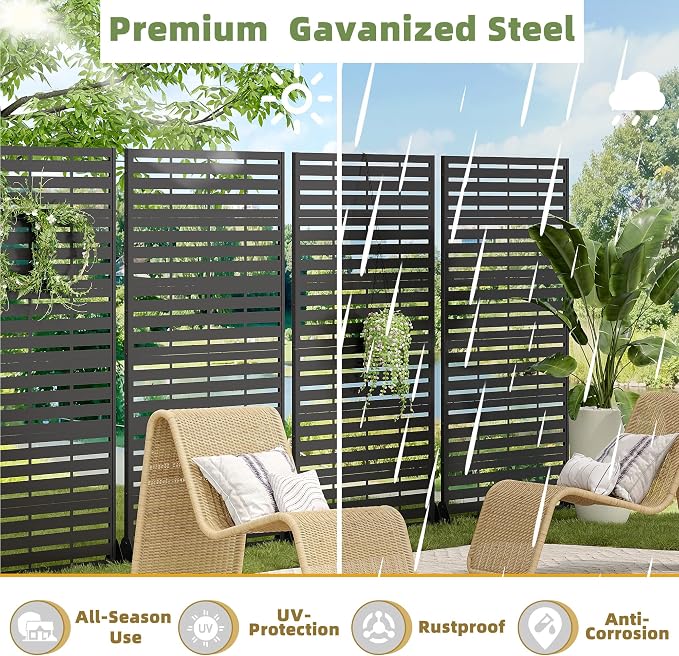 Casaphoria Metal Privacy Screen Outdoor - Image 5