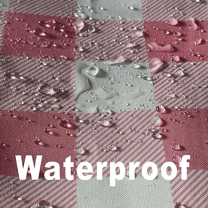 Waterproof Plaid Tablecloth Fabric - Image 2