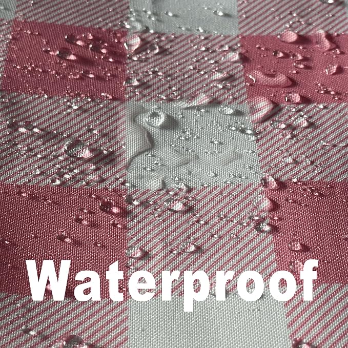 Waterproof Checkered Tablecloth Fabric - Image 4