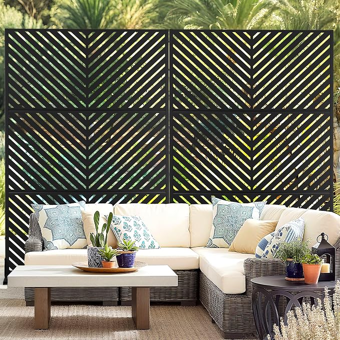 Outdoor Privacy Screen, Freestanding Privacy Fence Panels - Image 8
