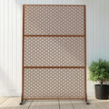 Casaphoria 72" H x 47" W Metal Outdoor Privacy Screen, Freestanding Decorative by Casaphoria