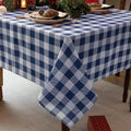 Waterproof Checkered Tablecloth Fabric by Essifunia