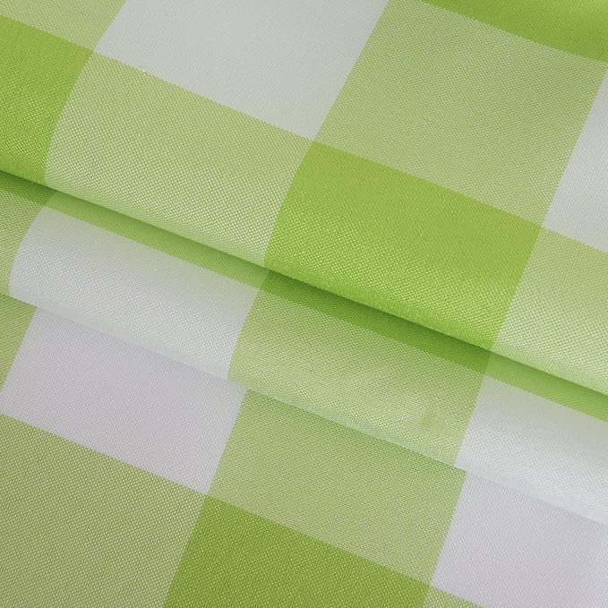 Cupuamon 2 Pack Waterproof Polyester Fabic Rectangle Checkered Tablecloth，60x84 - Image 6