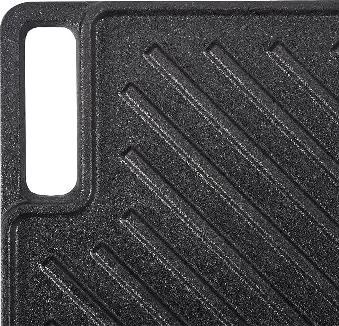 VEVOR Reversible Grill/Griddle, 17x10'' Pre-Seasoned Cast Iron Griddle - Image 12