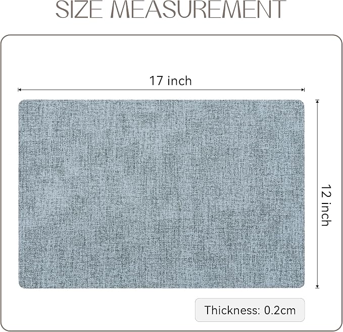 Romanstile Vinyl Placemats Set of 4-12 X 17 Inch - Image 6