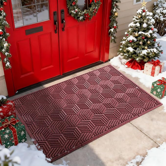 Yimobra Large Door Mat 47x32, All-Season Waterproof Outdoor Mats by Yimobra