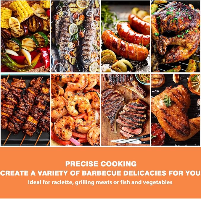 Electric BBQ Grill Techwood 15-Serving Indoor/Outdoor Electric Grill - Image 8