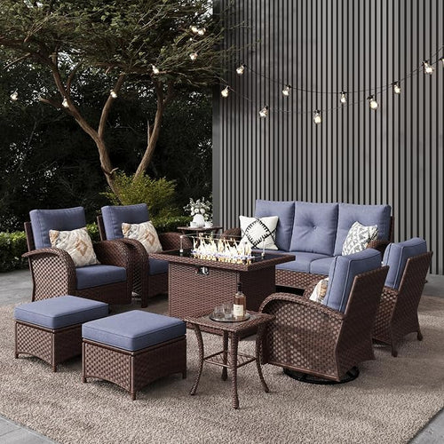 LayinSun 10 Pieces Outdoor Patio Furniture Set by LayinSun