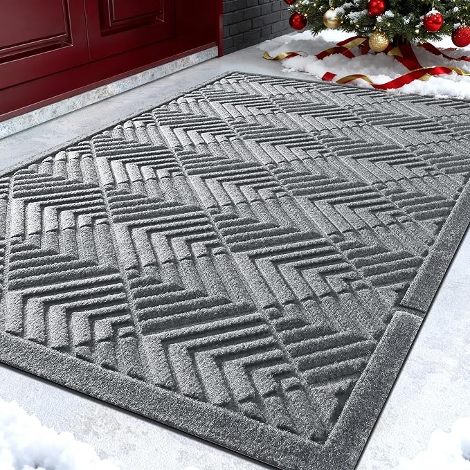 Yimobra Door Mats Outdoor 29.5x17, All-Season Waterproof Outdoor Mats by Yimobra