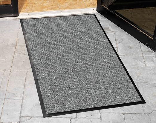Guardian WaterGuard Indoor/Outdoor Wiper Scraper Floor Mat, Rubber/Nylon - Image 2
