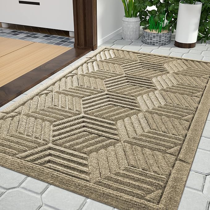 Yimobra Extra Large Door Mat 36x24, All-Season Waterproof Outdoor Mats by Yimobra