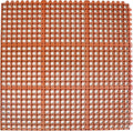 New Star 1 pc Heavy Duty Red 36x36 inch Interlocking Restaurant / Bar Grease by NewStarFoodservice