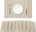 Leetaltree Stardust Yellow Placemats Set of 8 by Leetaltree-ArtatEveryTable