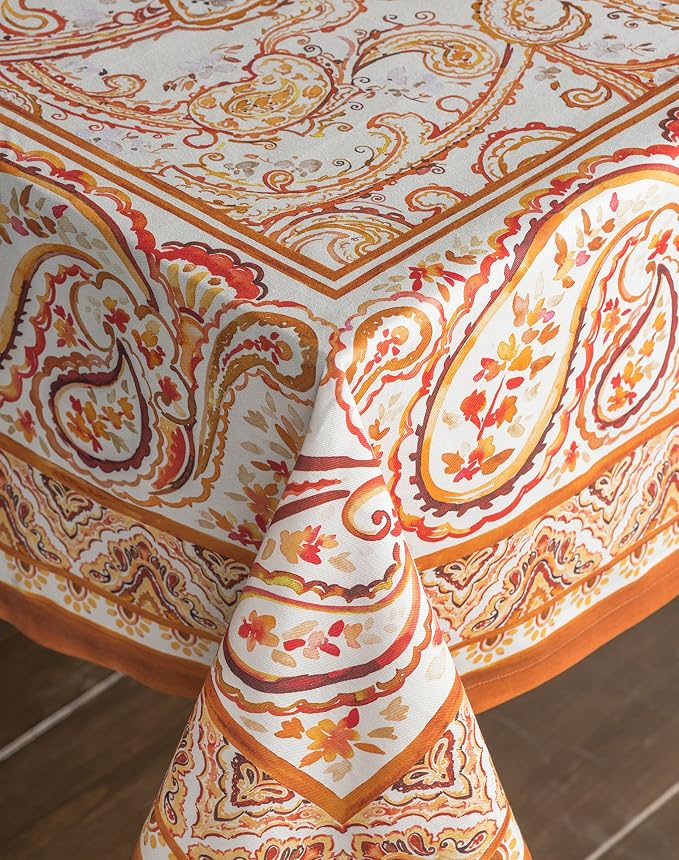 Maison d' Hermine Table Cloth Rectangle Table 100% Cotton 60 x 120 Inches Fall - Image 8