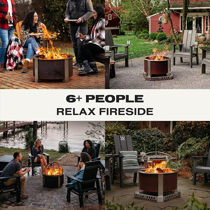 Breeo Smokeless Fire Pit | 27.5 inch Smokeless Firepit - Image 4