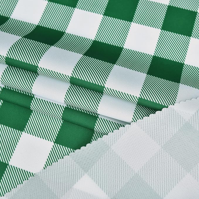 Waterproof Plaid Tablecloth Fabric - Image 2