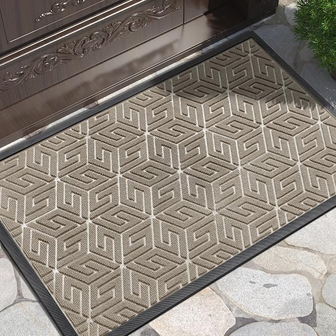 Yimobra Doormat Outdoor Entrance 29.5x17, All-Weather Waterproof Outdoor Mats by Yimobra
