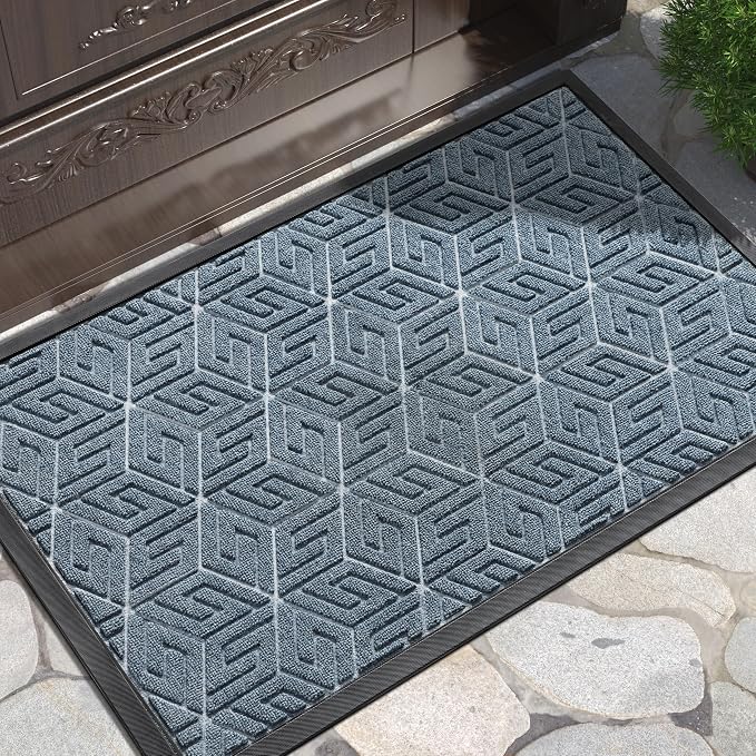 Yimobra Doormat Outdoor Entrance 29.5x17, All-Weather Waterproof Outdoor Mats by Yimobra