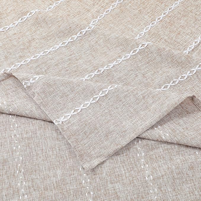 Chassic 54 x 72 inches Farmhouse Style Linen tablecloths, Wrinkle Resistant - Image 6