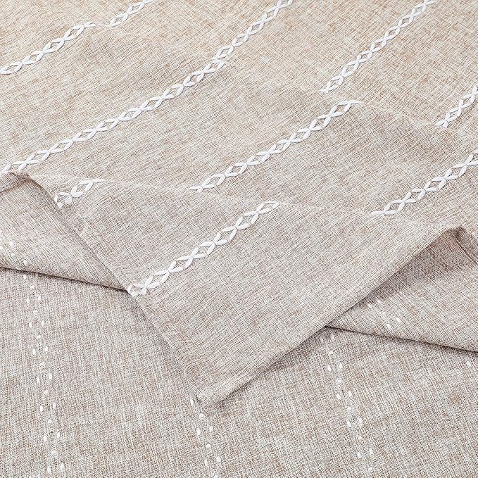Chassic 60 x 120 inches Farmhouse Style Linen tablecloths, Wrinkle Resistant - Image 6