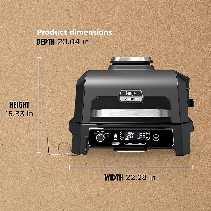 Ninja | Grill & Smoker | Outdoor Woodfire Pro XL | 4 in 1 Grill, BBQ Smoker - Image 11